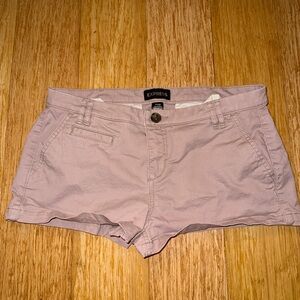 Express Pink High Waist Shorts